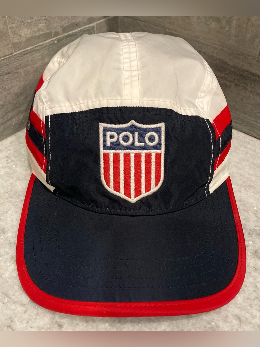 Polo by Ralph Lauren Rare KSwiss Nylon Panel Hat NWOT